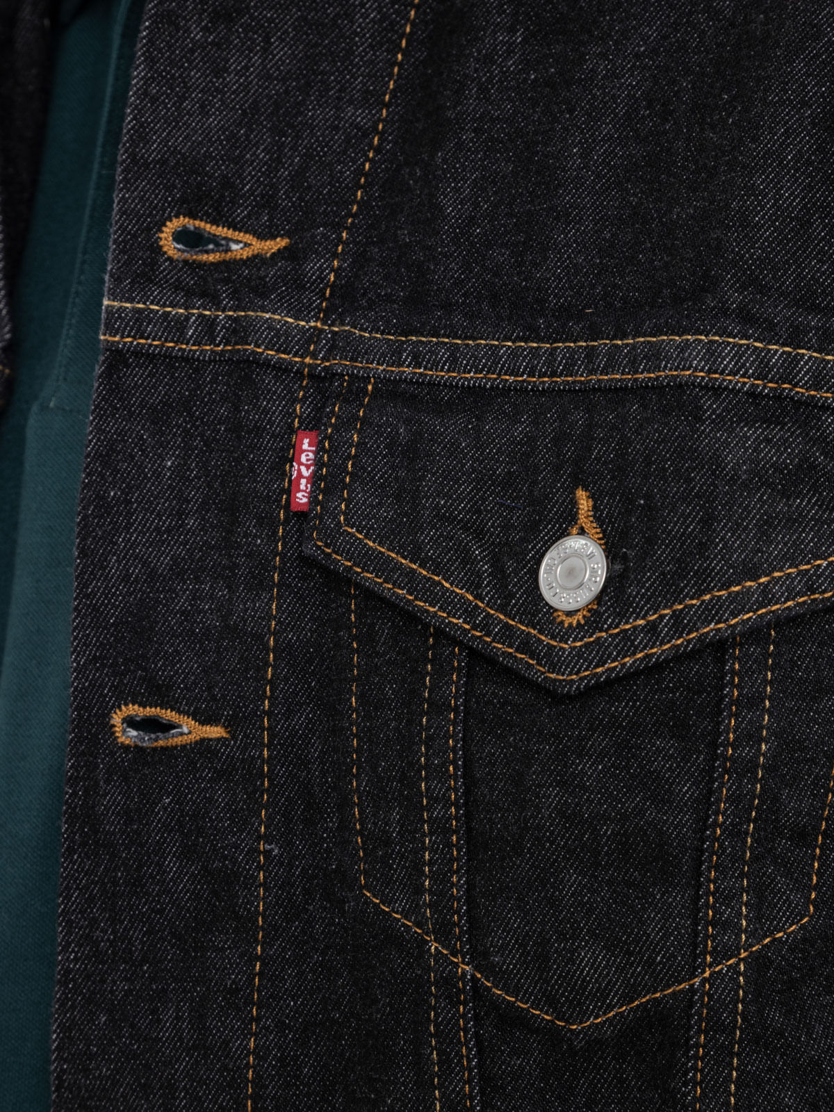 Chaqueta levis hombre negra sale