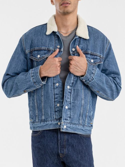 CHAQUETA LEVIS HOMBRE STONE OVEJERA BLAN