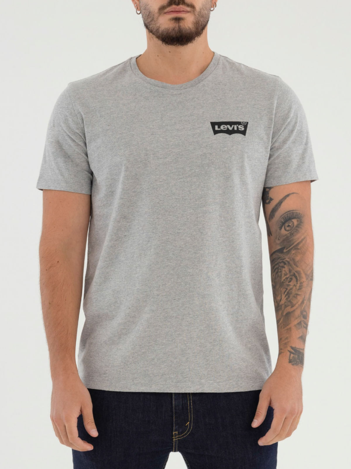 Camiseta levis cheap hombre gris