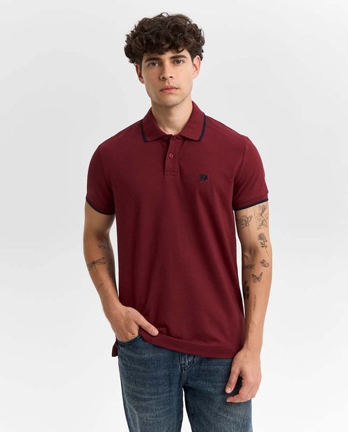 Camiseta Tipo Polo Americanino Hombre