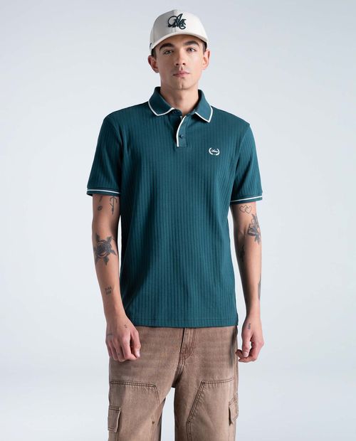 Camiseta Tipo Polo Americanino Hombre
